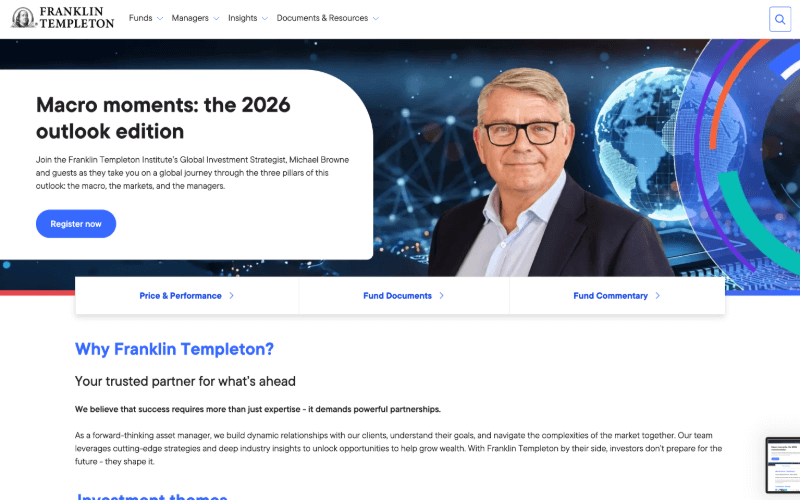 Franklin Templeton screenshot